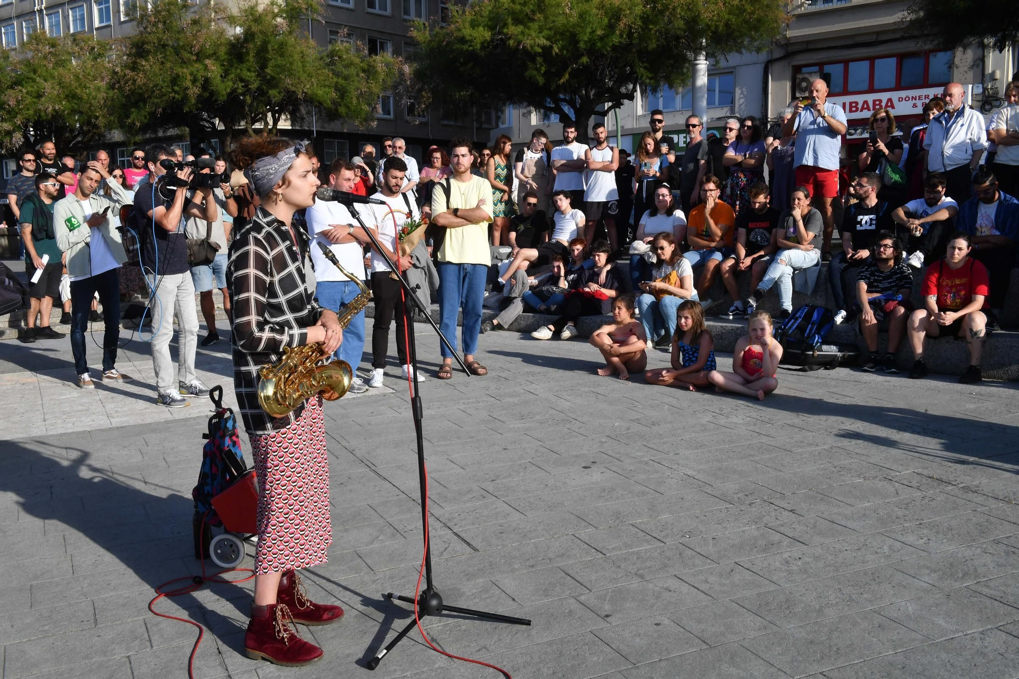 Homenaje en A Coruña a Samuel Luiz dos años después del crimen: "No podemos olvidar lo que pasó"