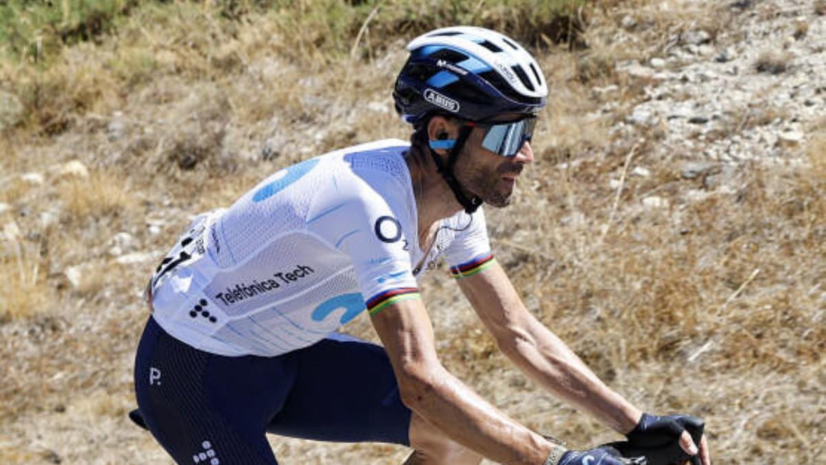 Alejandro Valverde, en la Vuelta