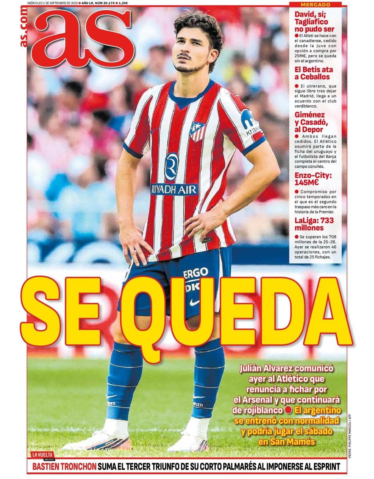Las imágenes de las portadas de hoy