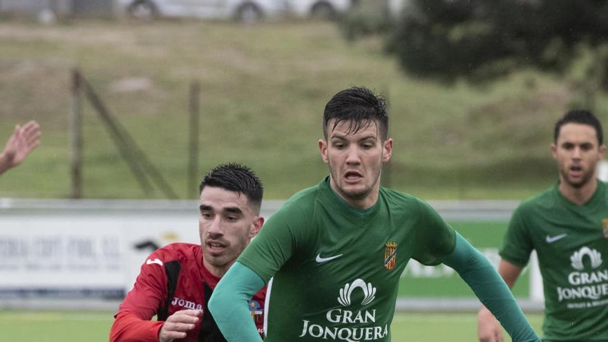 Albert Genís, en una acció de la Jonquera-Sant Cugat