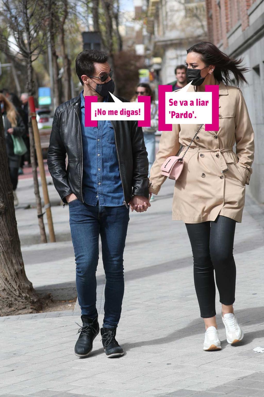 Christian Gálvez y Patricia Pardo de paseo romántico