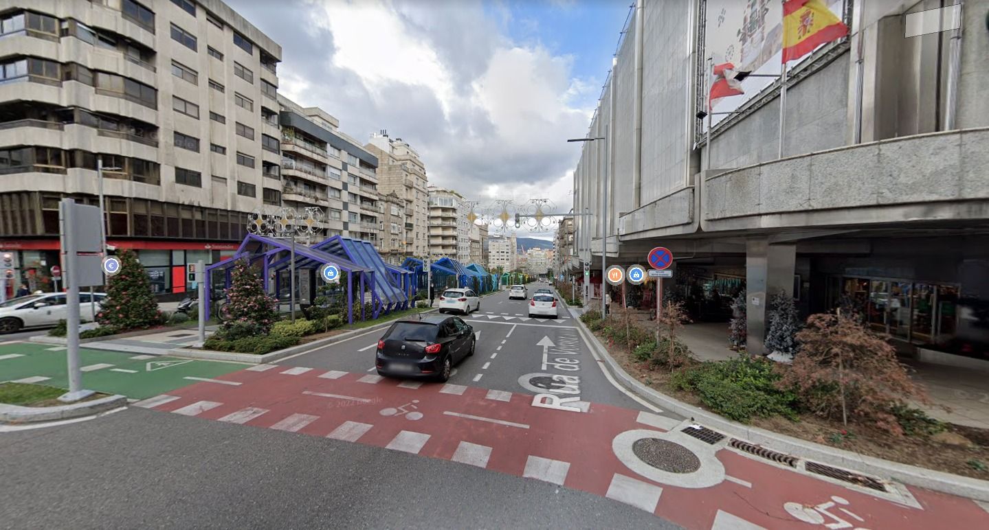 Vista de la Gran Vía en 2021.