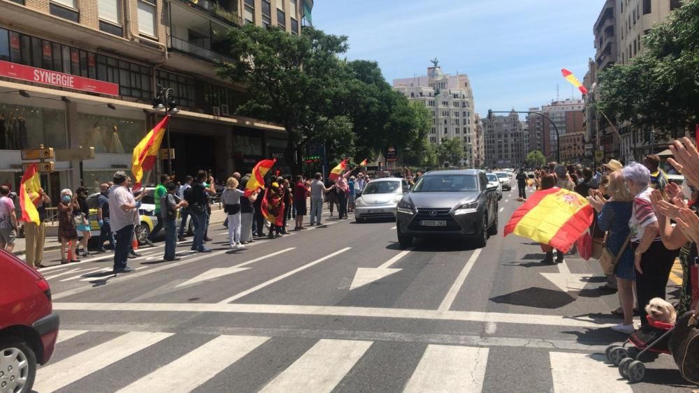 Manifestación contra el Gobierno convocada por Vox en Valencia