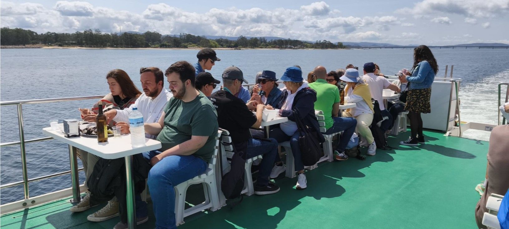Los viajes impulsados por la mancomunidad se estrenaron con los vecinos de Vilagarcía.