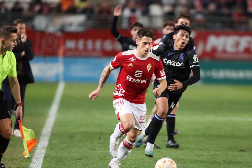 Real Murcia - Real Socieda B, en imágenes