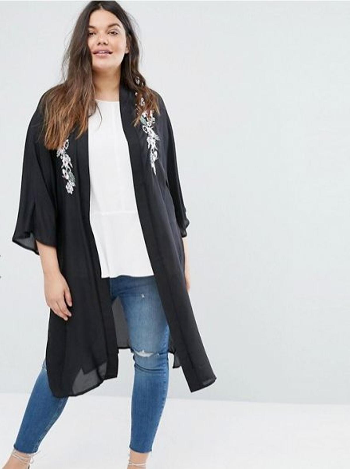 Kimono negro de Asos