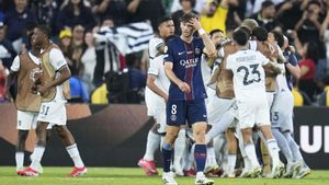 Los jugadores del Botafogo, celebrando el histórico triunfo ante el PSG.