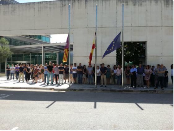 Minutos de silencio en Mallorca en recuerdo a las víctimas del los atentados de Cataluña