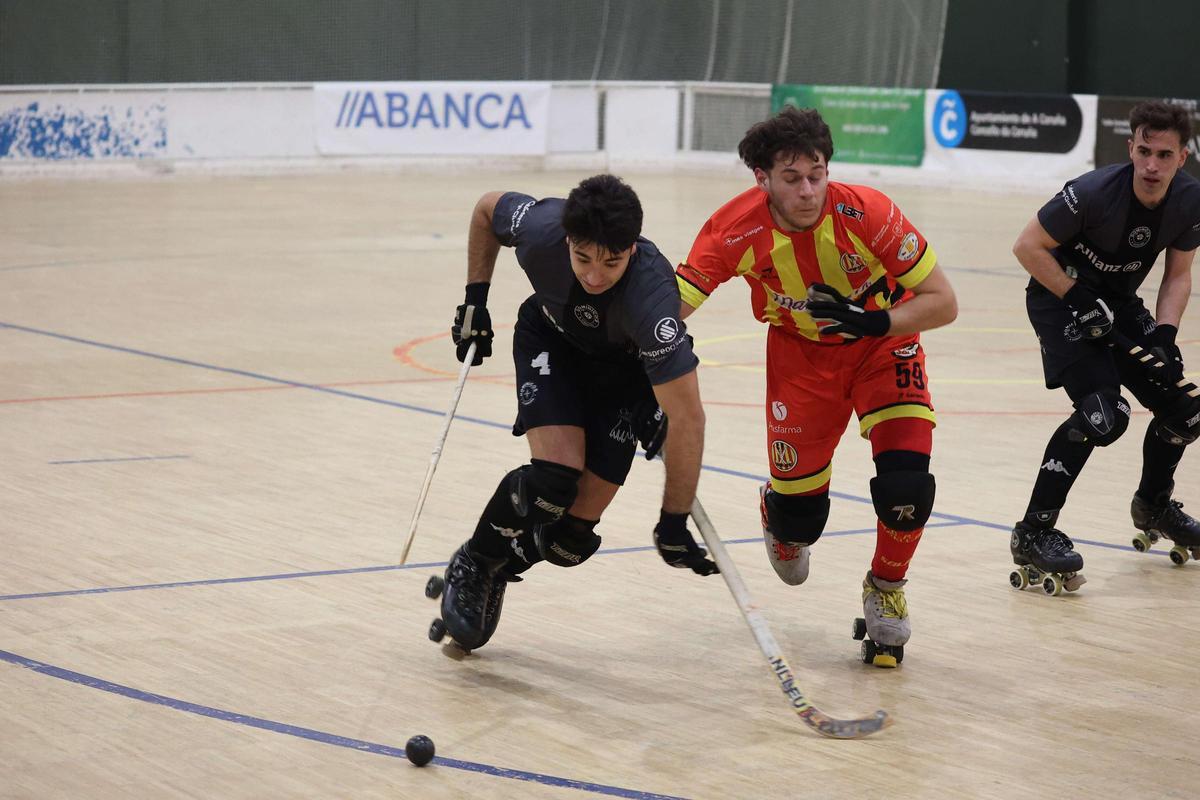 Tomás Villares, en un partido del Dominicos.