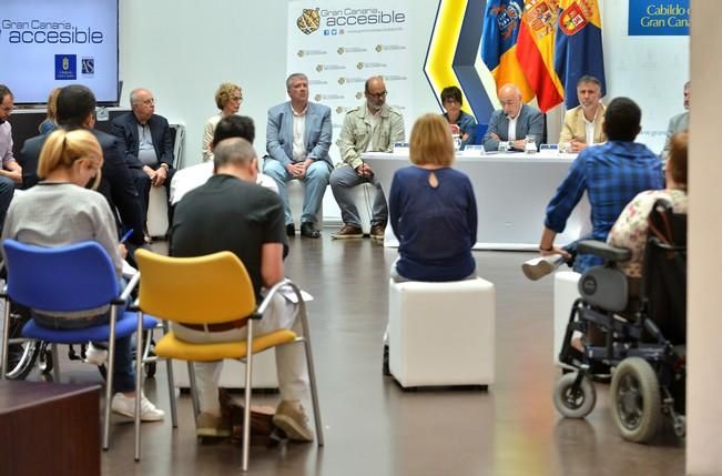 Pleno sobre accesibilidad en el Cabildo de Gran Canaria