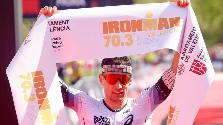 El francés Léo Bergère se hace con el Ironman 70.3 de València