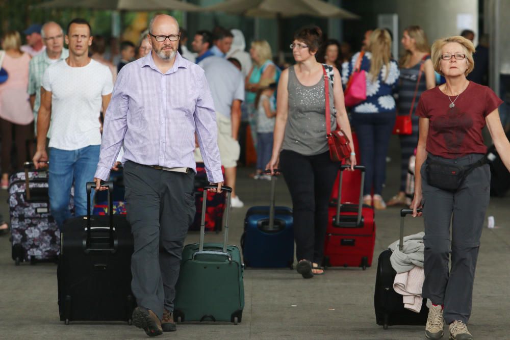 Operación retorno en el aeropuerto de Málaga