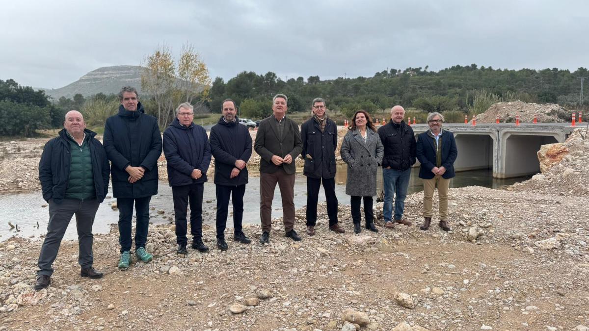 El vicepresidente Vicente Martínez Mus ha visitado las obras finalizadas en Macastre.