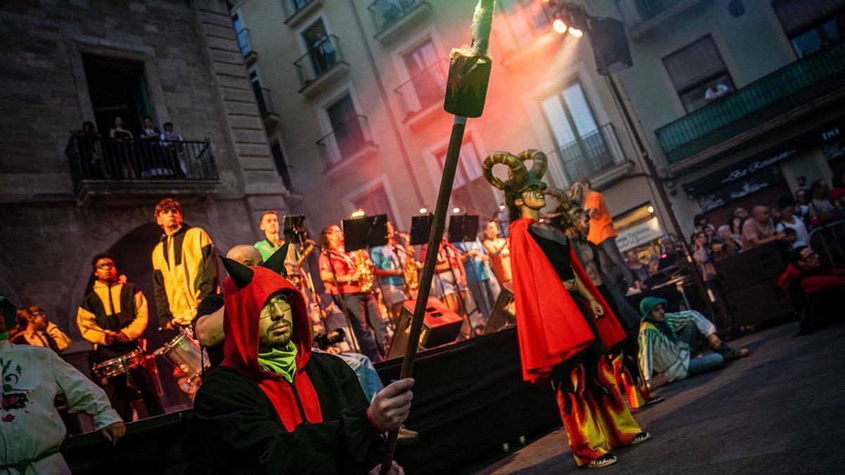 Imatges de la Moscada i el Correfoc infantil de la Festa Major de Manresa 2026