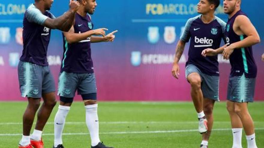 Els brasilers del Barça preparen el seu debut a la lliga