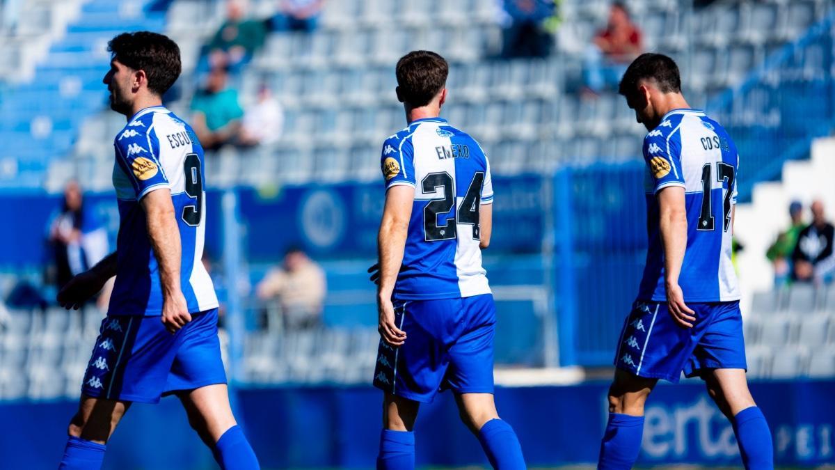 Escudero, Eneko y Coscia en el último encuentro