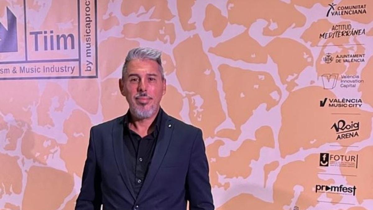 Jairo Núñez, ayer en la Gala TIIM, en Valencia