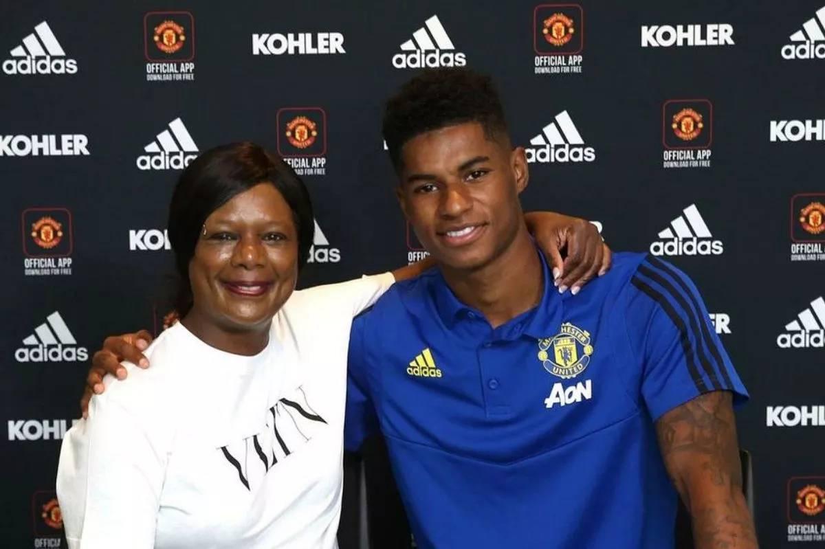 0 Marcus Rashford and his Mum