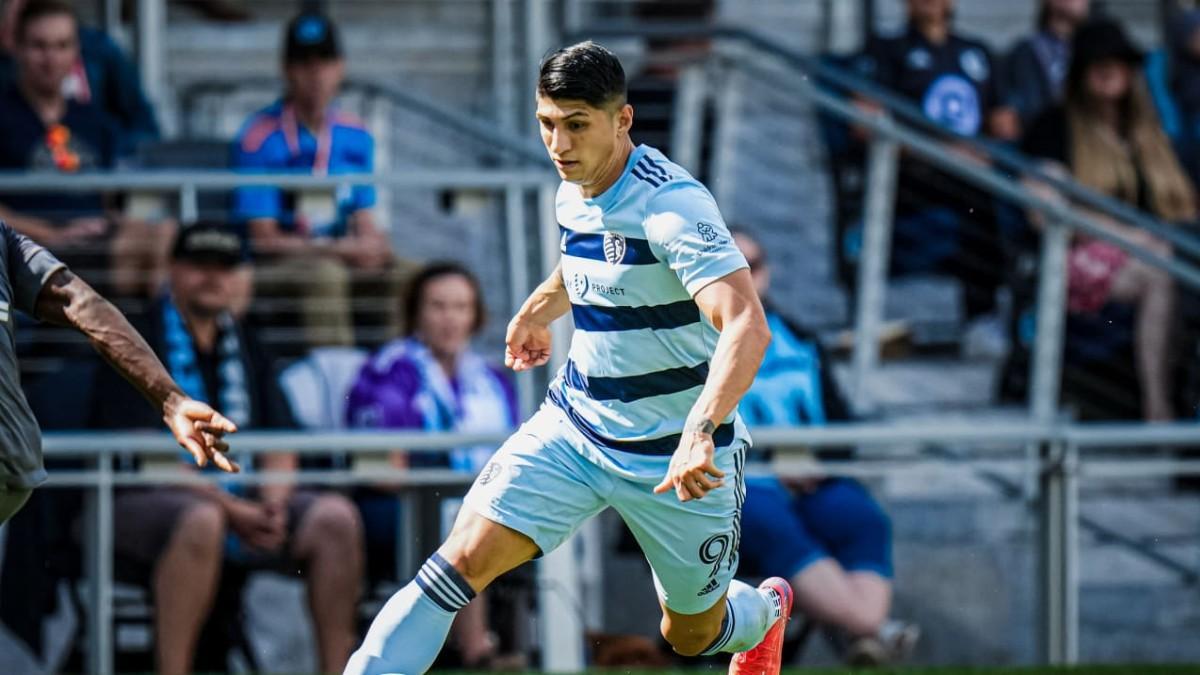 Alan Pulido, jugador del Sporting Kansas City