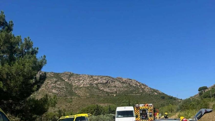 Quatre ferits, un de crític, en un xoc frontal a l’N-260 a Llançà