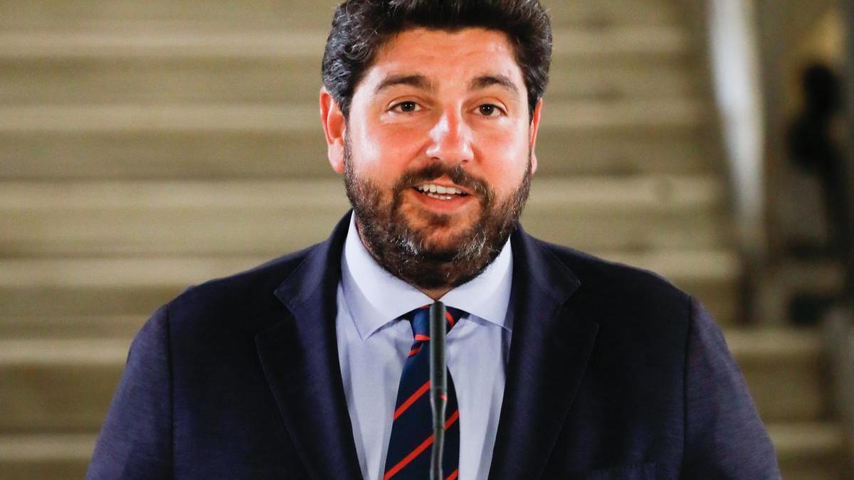 El presidente de la Región de Murcia, Fernando López Miras.
