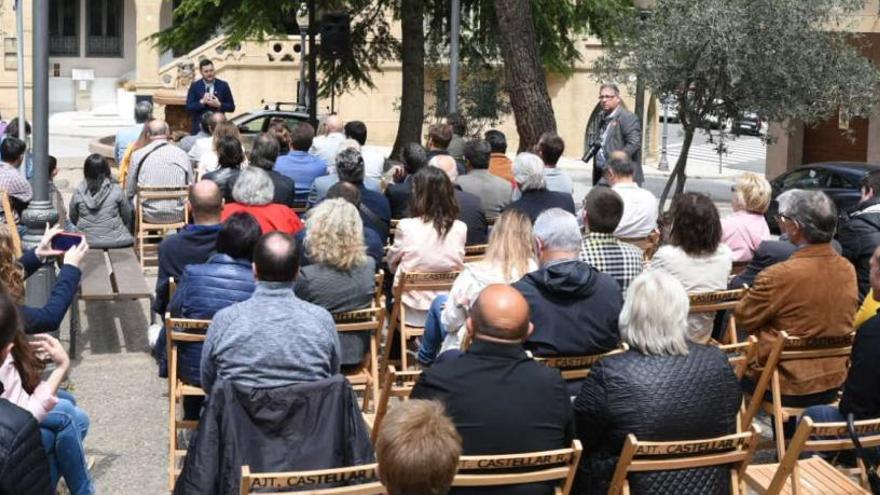 Marc Barbens, alcaldable, presentant la candidatura