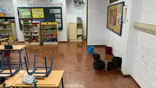 La lluvia reabre las goteras pendientes de arreglo en varios colegios de Córdoba