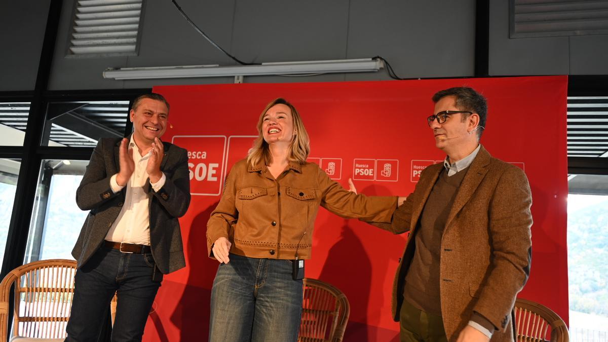 Pilar Alegría, sobre la manifestación del PP:  Aún no les he visto manifestarse por la sanidad pública 