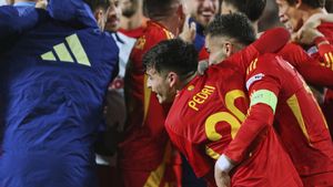 Pedri anotó el penalti decisivo del España - Países Bajos.