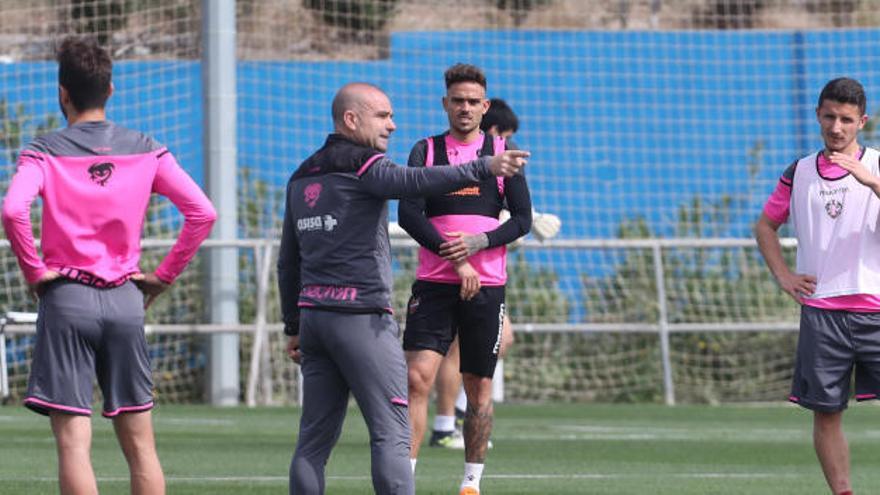 Una imagen de entrenamiento del Levante UD.