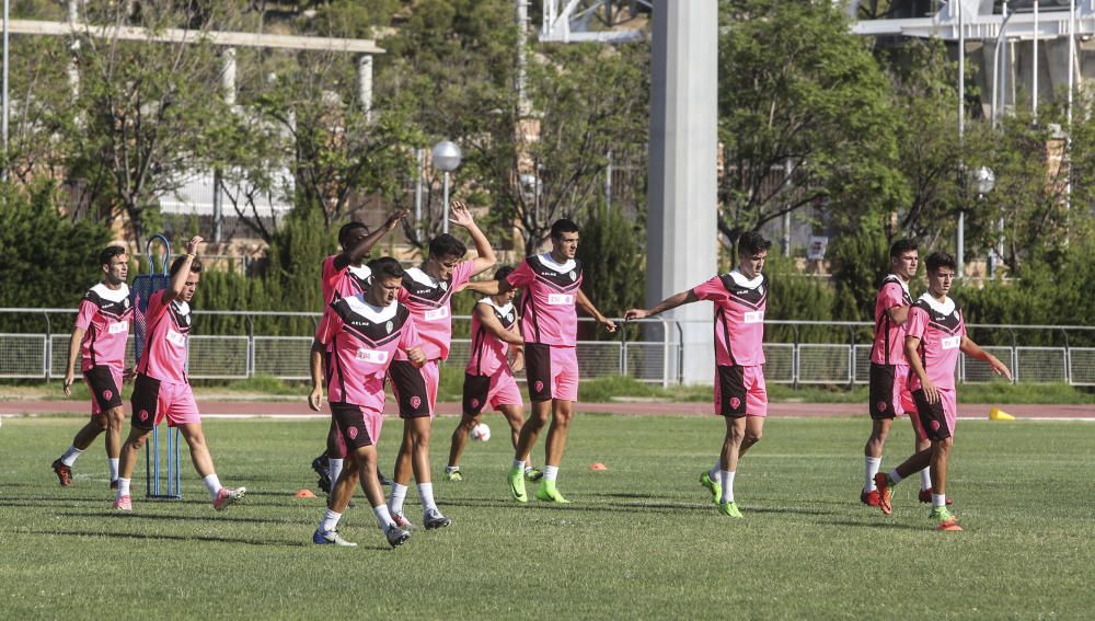 Primer entrenamiento de Lluís Planagumà