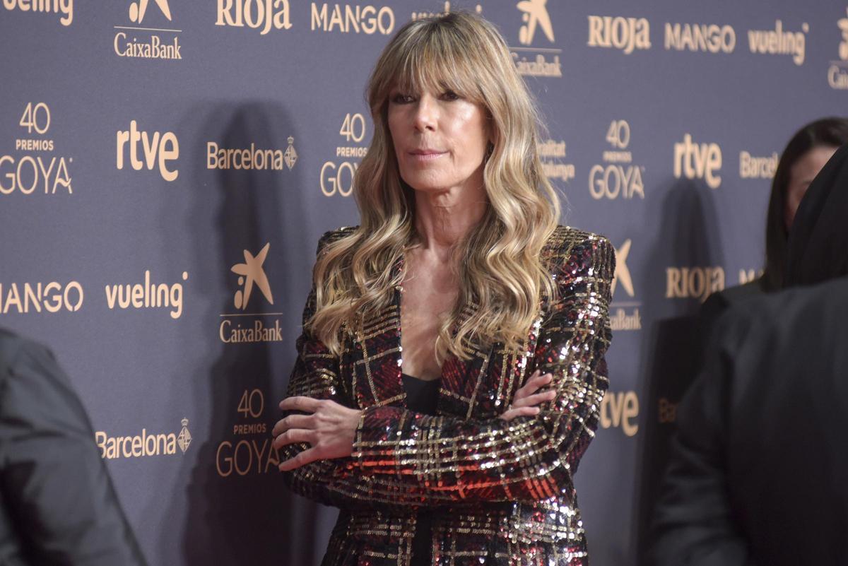 Archivo - La esposa del presidente del gobierno Begoña Gómez en la alfombra roja de la 40º edición de los Premios Goya, en el Auditori del Centre de Convencions Internacionals, a 28 de febrero de 2026, en Barcelona, Cataluña (España).