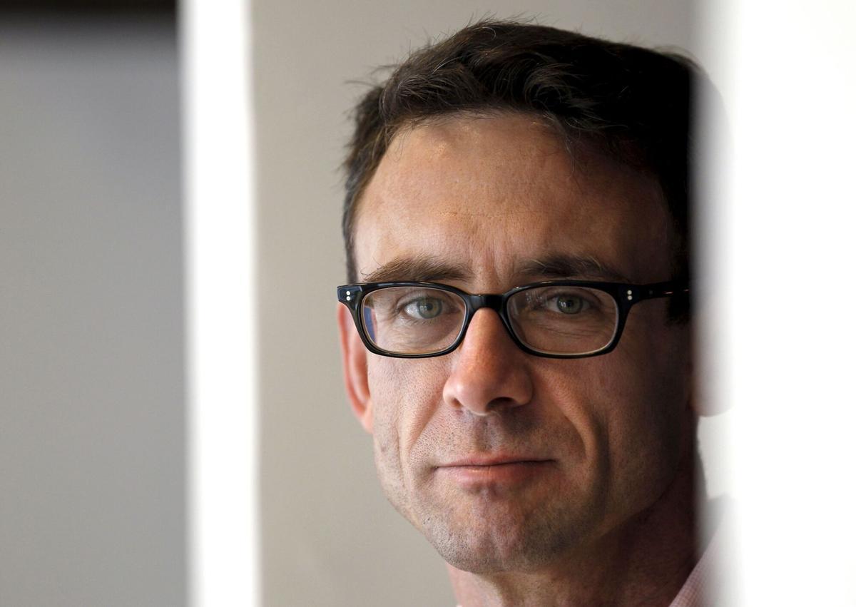 El escritor estadonunidense Chuck Palahniuk, una de las plumas más corrosivas e hilarantes, autor, entre otros, de "El Club de la lucha", en 2010 en Madrid.