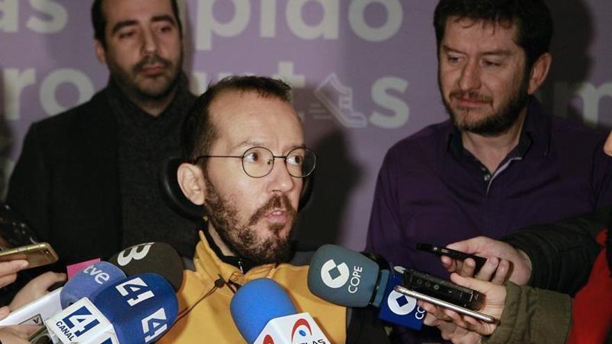 Echenique: &quot;El discurso de Trump es machista, xenófobo y de ultraderecha&quot;