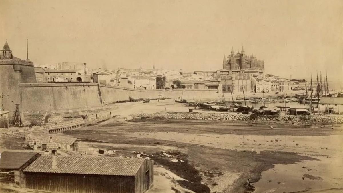 Vista de Palma de Mallorca a princpis del segle XIX