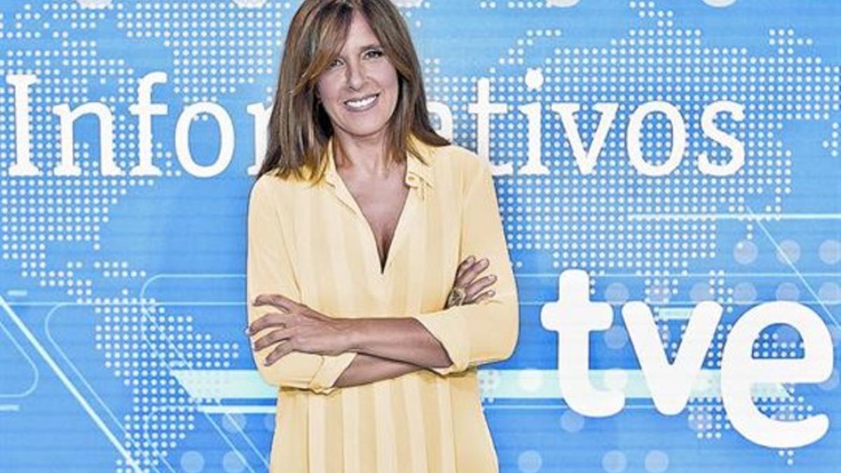 La periodista Ana Blanco, presentadora de los 'Telediarios' de TVE desde 1991.