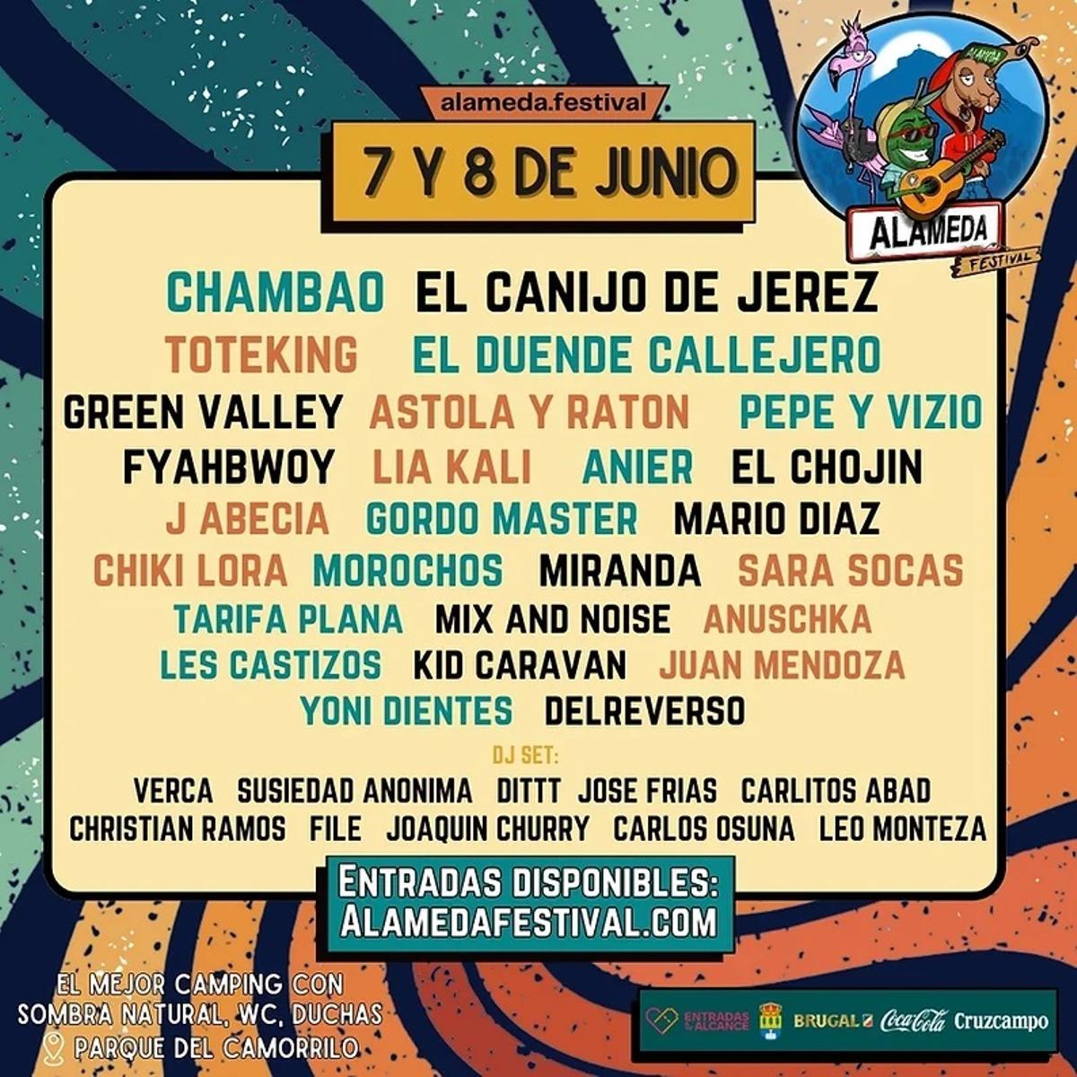 Cartel del Alameda Festival de 2024.