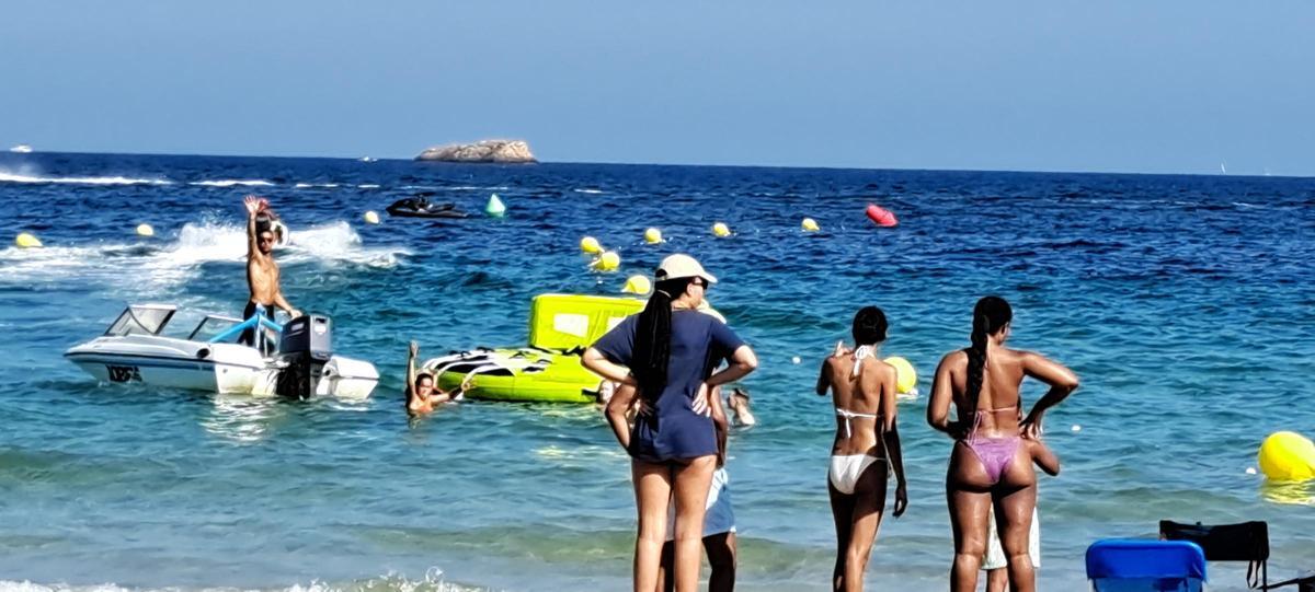 Motos de agua en Platja d'en Bossa