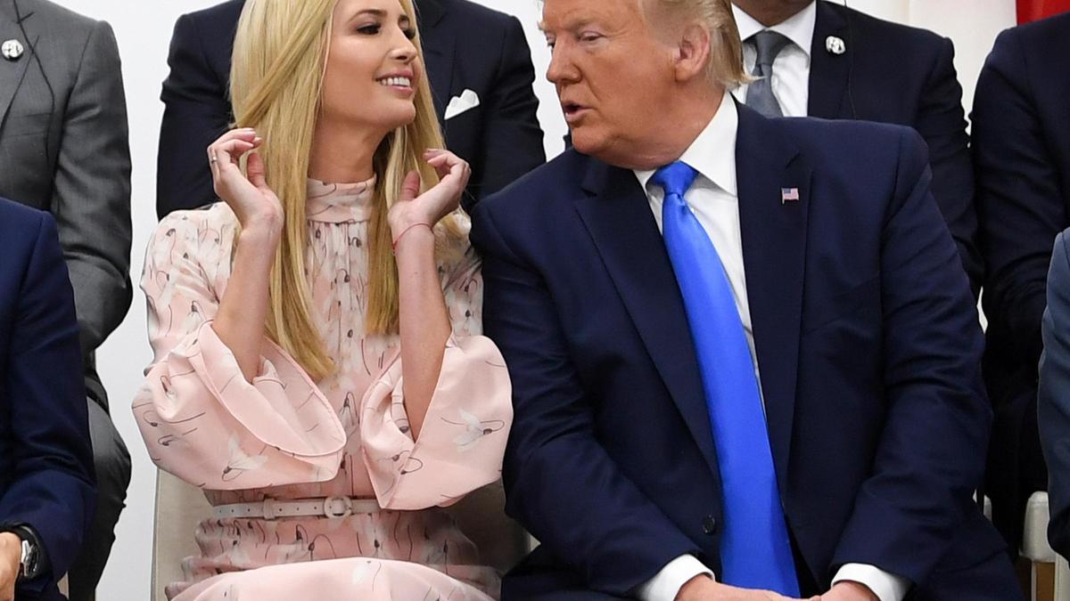 Ivanka Trump y Donald Trump.