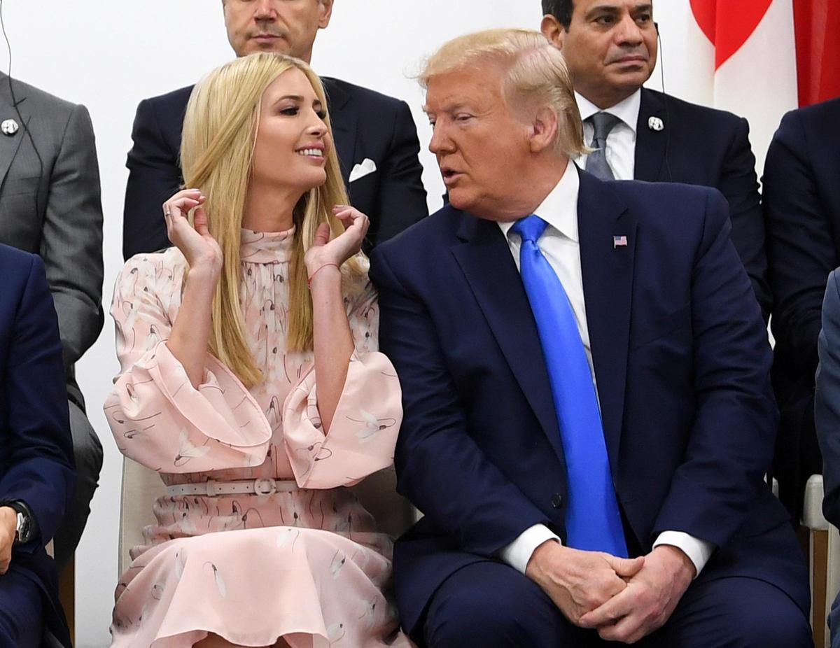 Ivanka Trump y Donald Trump.
