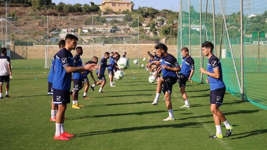 Entrenamiento del Marbella.