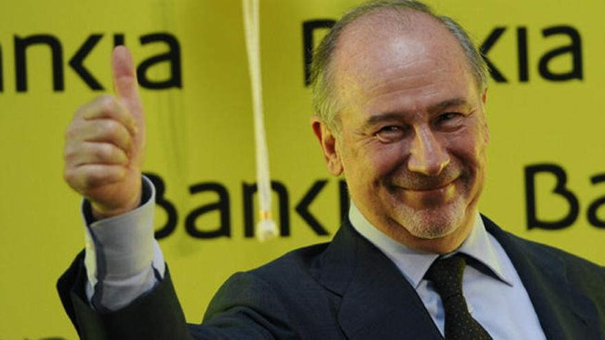 Rodrigo Rato en sus tiempos de Bankia
