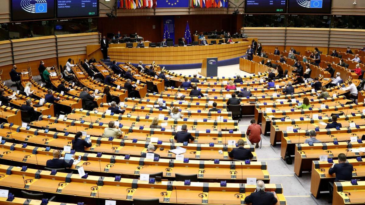 Vista del Parlamento Europeo.