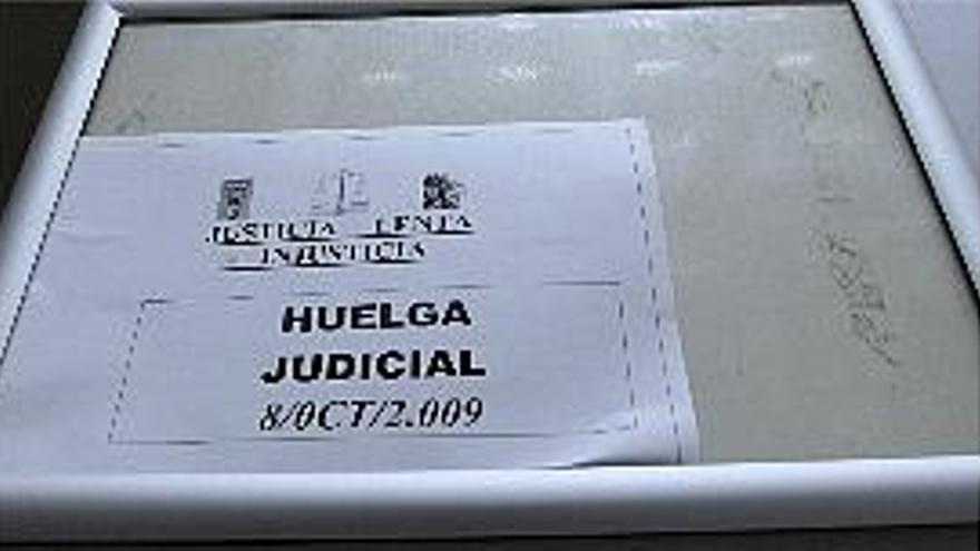 La mitad de los jueces apoya  la segunda huelga en la Comunitat Valenciana