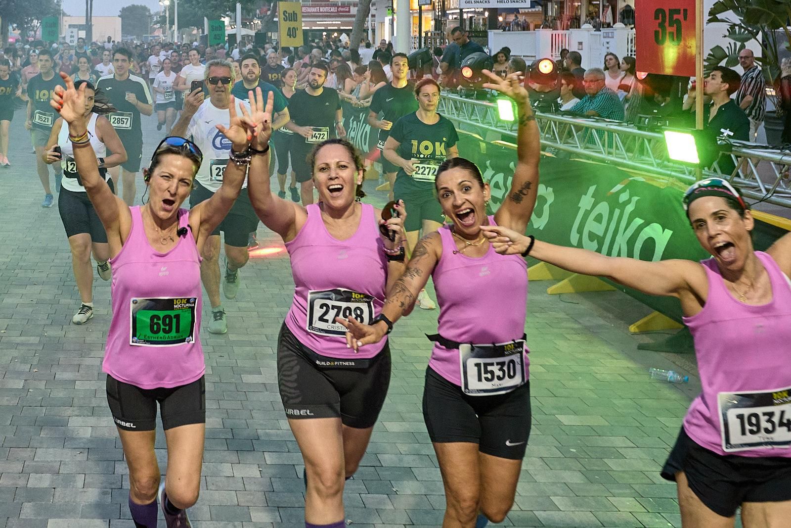 Más de 3.400 participantes en el 10K Nocturn Platja de Gandia-Memorial Toni Herreros