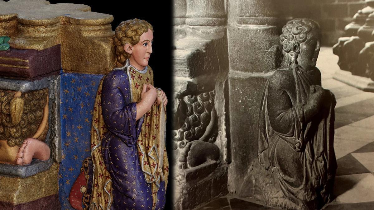 Una restauración digital revela detalles nunca vistos del retrato del Mestre Mateo