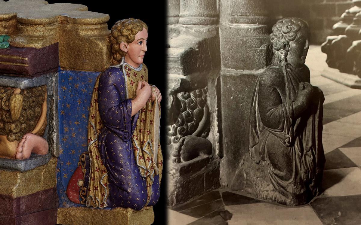 Una restauración digital revela detalles nunca vistos del retrato del Mestre Mateo