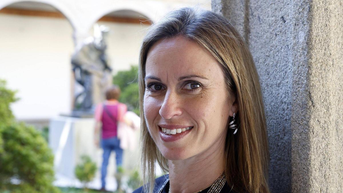 Maite Flores, candidata a reitora da Universidade de Santiago.