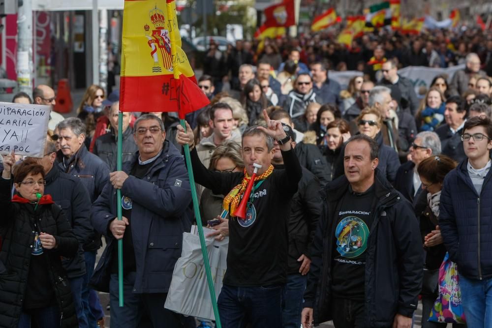 Manifestación de Jusapol en Zamora