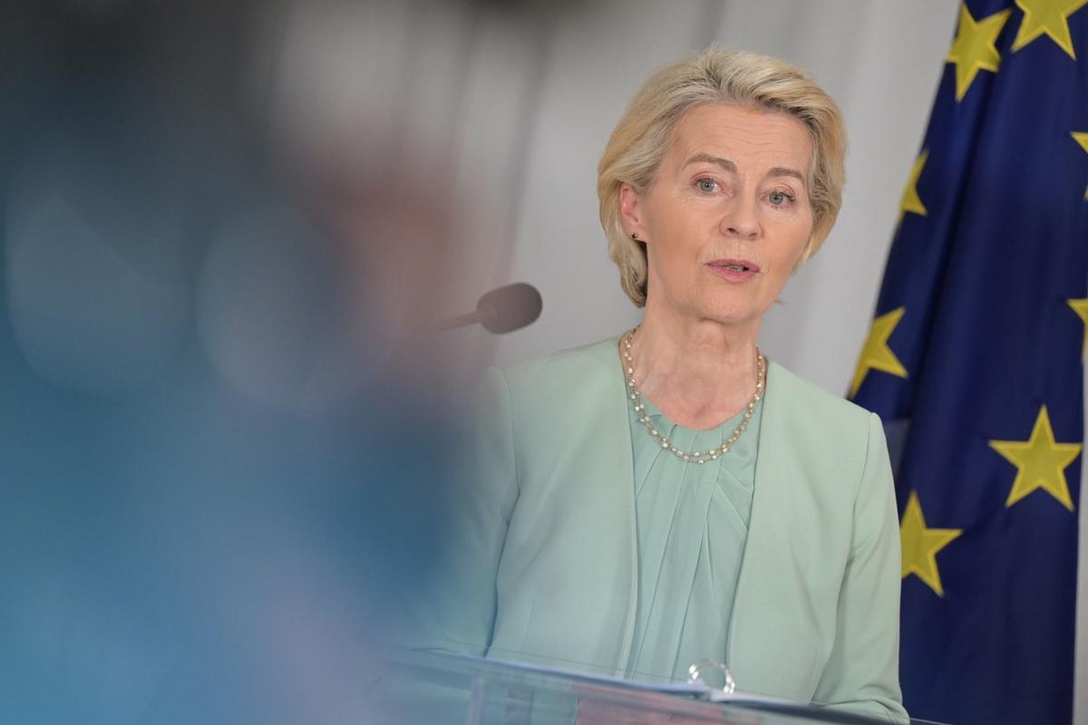 La presidenta de la Comisión Europea, Ursula von der Leyen.